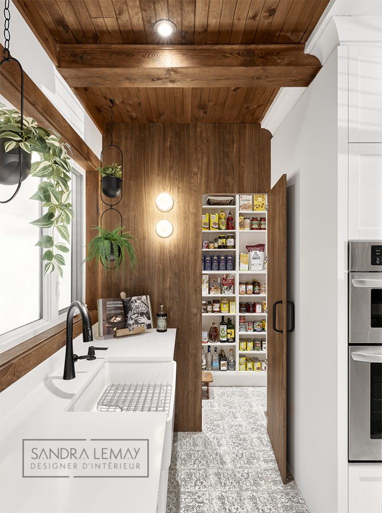 CUISINE STYLE FARMHOUSE CHALET — Design intérieur — photo projet 2