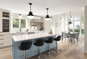 D’UN CHALET D’ÉTÉ À UN CHALET 4 SAISONS — Design intérieur — photo projet 1