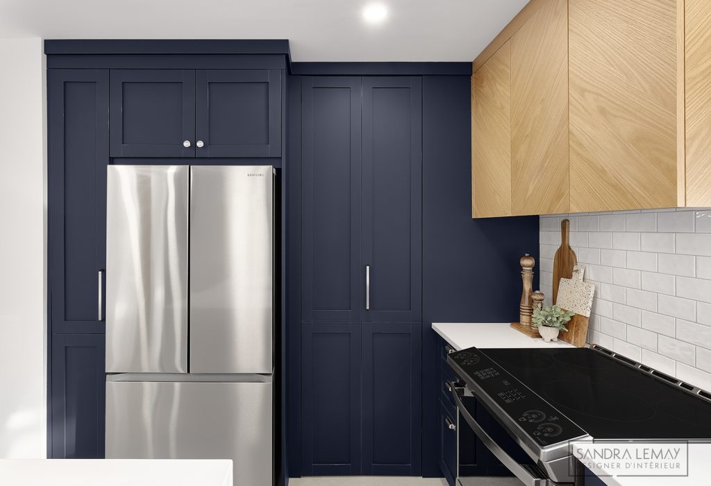 UNE CUISINE BLEUE QUI NOUS TRANSPORTE — Design intérieur — photo projet 4