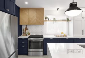 UNE CUISINE BLEUE QUI NOUS TRANSPORTE — Design intérieur — photo projet réalisation